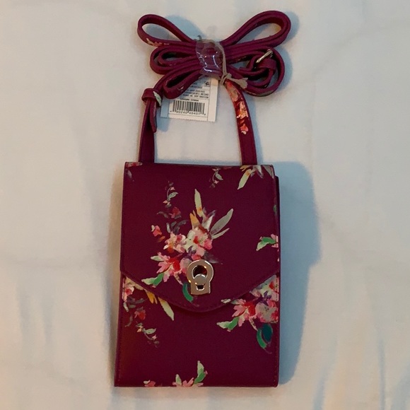 Floral Cross-Body Purse/Wallet - Picture 1 of 2